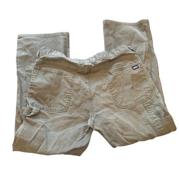 Vintage Dickies Olive Green‎ Carpenter Style pants Size Mens 38 x 30 |O1 - Picture 1 of 7